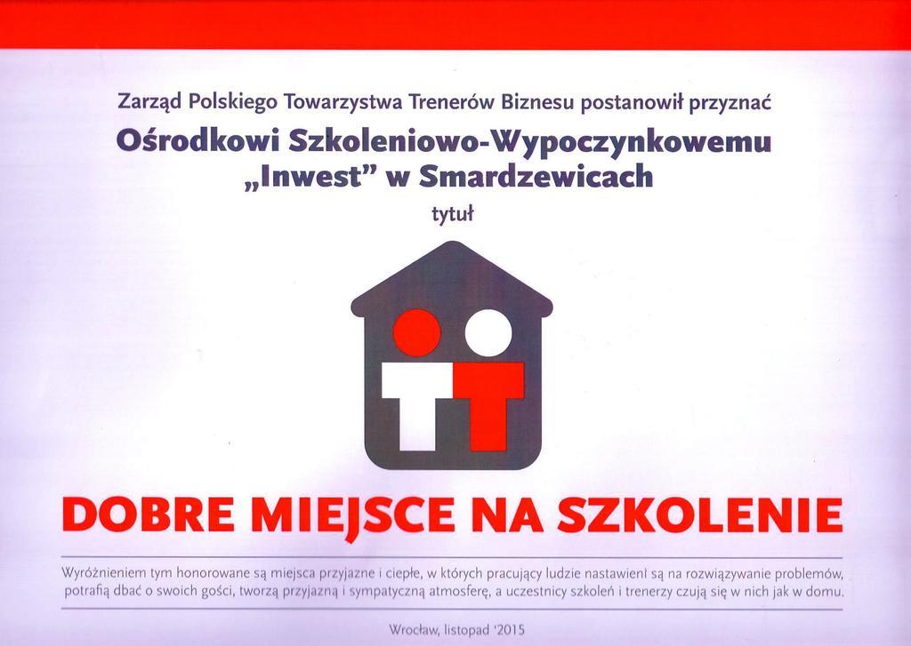 Inwest Osrodek Szkoleniowo-Wypoczynkowy Hotel Smardzewice Exterior photo